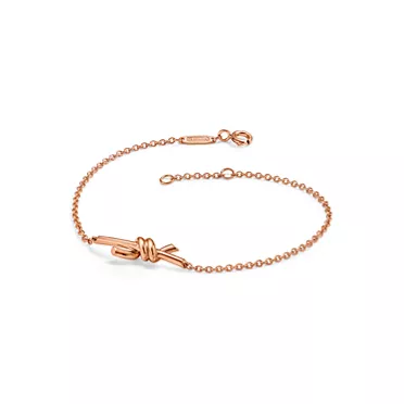 Tiffany Knot:Chain Bracelet in Rose Gold, 2
