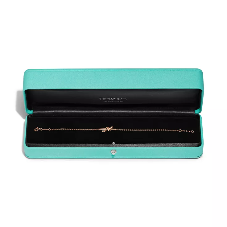 Tiffany Knot:Chain Bracelet in Rose Gold, 4