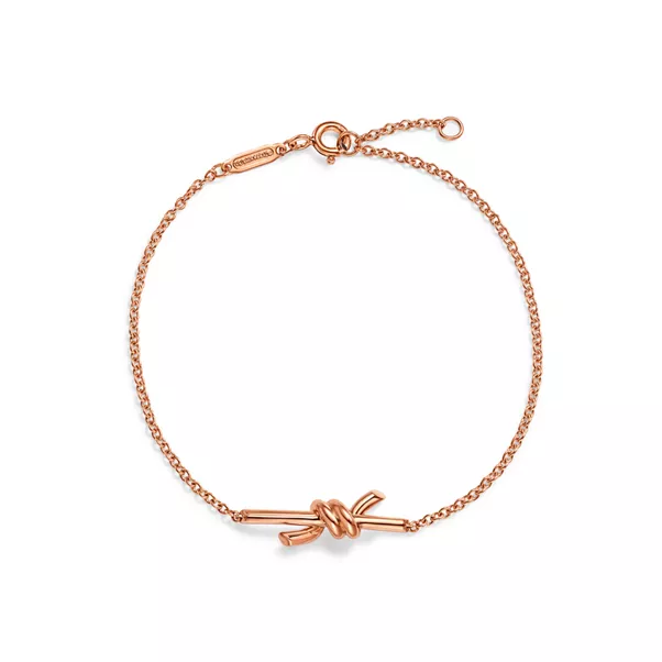 Gliederarmband in Roségold