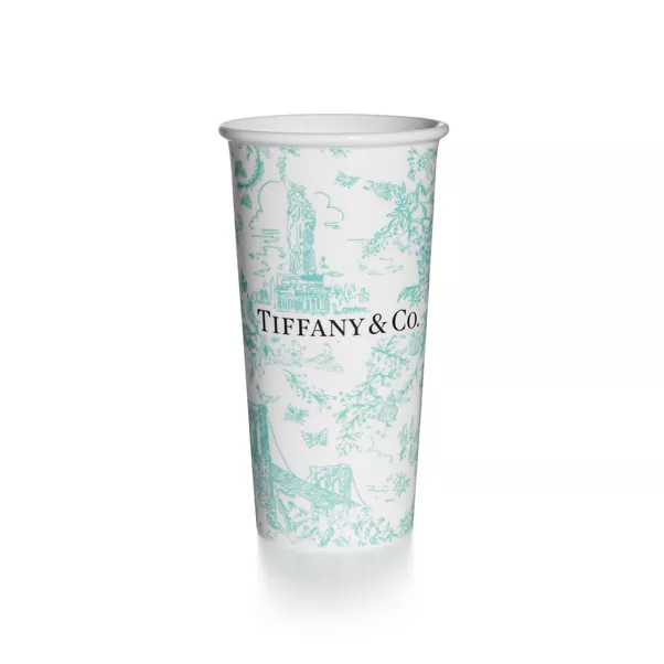 Large Coffee Cup in Tiffany Blue® Bone China