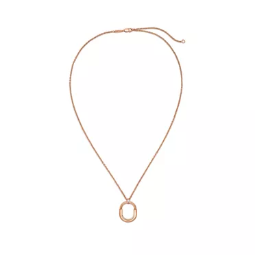 Tiffany Lock:Small Pendant in Rose Gold with a Diamond, 3
