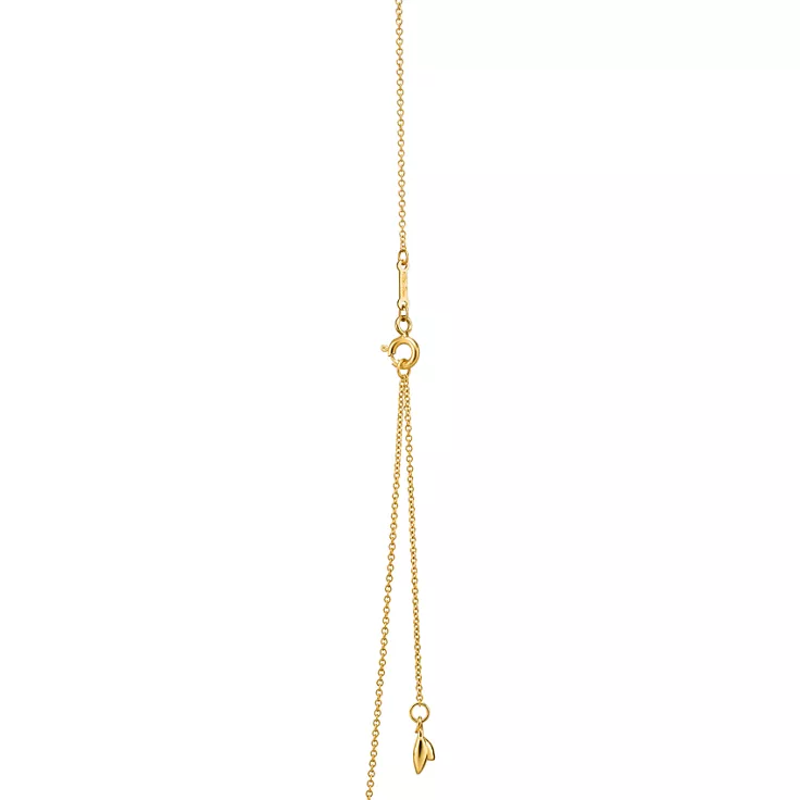 Paloma Picasso®:Olive Leaf Circle Pendant in Yellow Gold, 4
