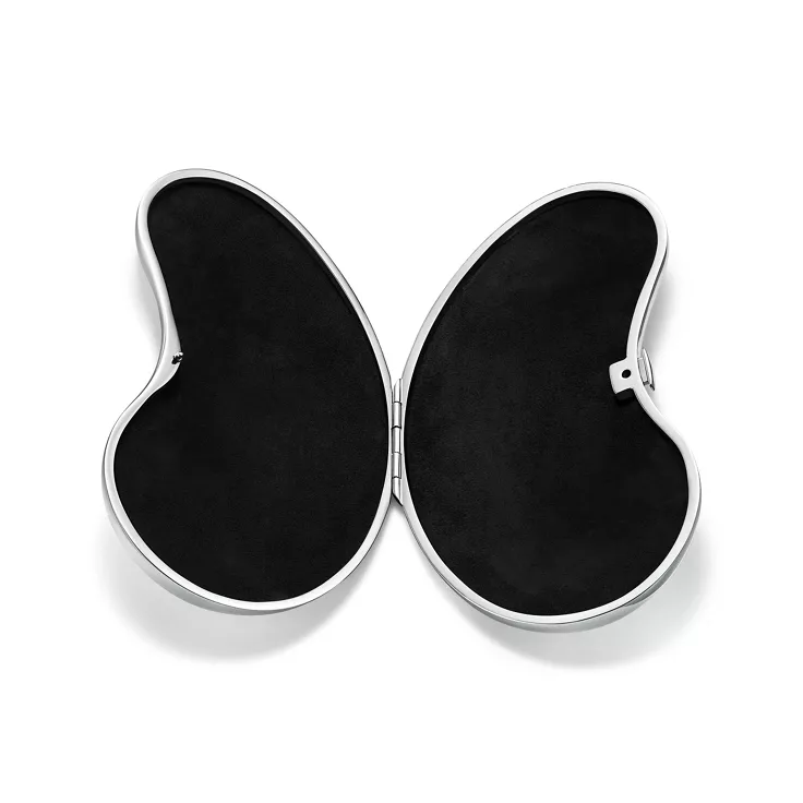 Elsa Peretti&reg;:Bean&reg; design Clutch in Sterling Silver, 1