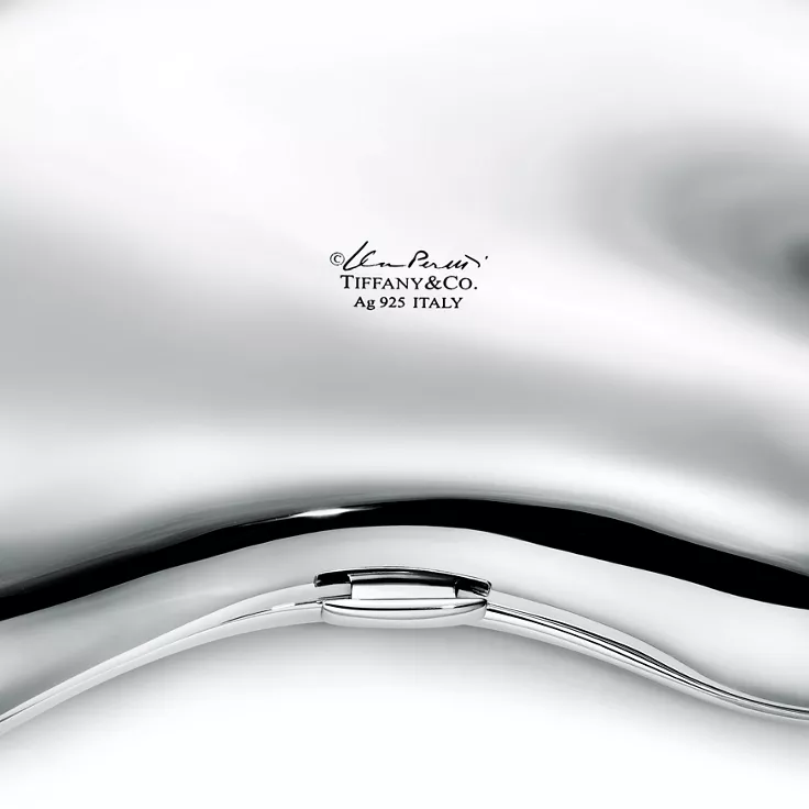 Elsa Peretti&reg;:Bean&reg; design Clutch in Sterling Silver, 2