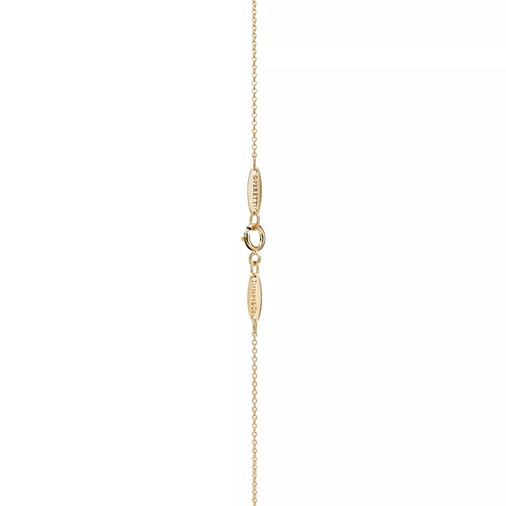 Elsa Peretti®:Open Heart Pendant and Earrings Set in Yellow Gold, 5