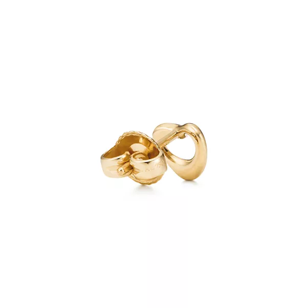 Open Heart Pendant and Earrings Set in Yellow Gold