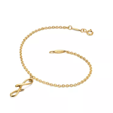 Elsa Peretti&trade;:Mini Alphabet Bracelet in Yellow Gold, 2
