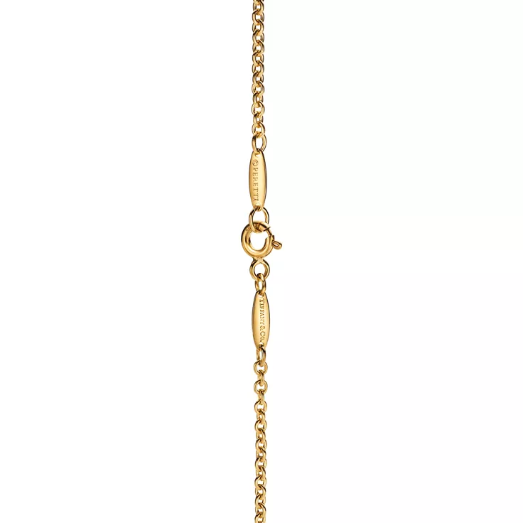 Elsa Peretti&trade;:Mini Alphabet Bracelet in Yellow Gold, 1