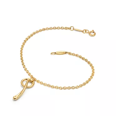 Elsa Peretti&trade;:Mini Alphabet Bracelet in Yellow Gold, 2