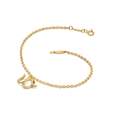 Elsa Peretti&trade;:Mini Alphabet Bracelet in Yellow Gold, 2