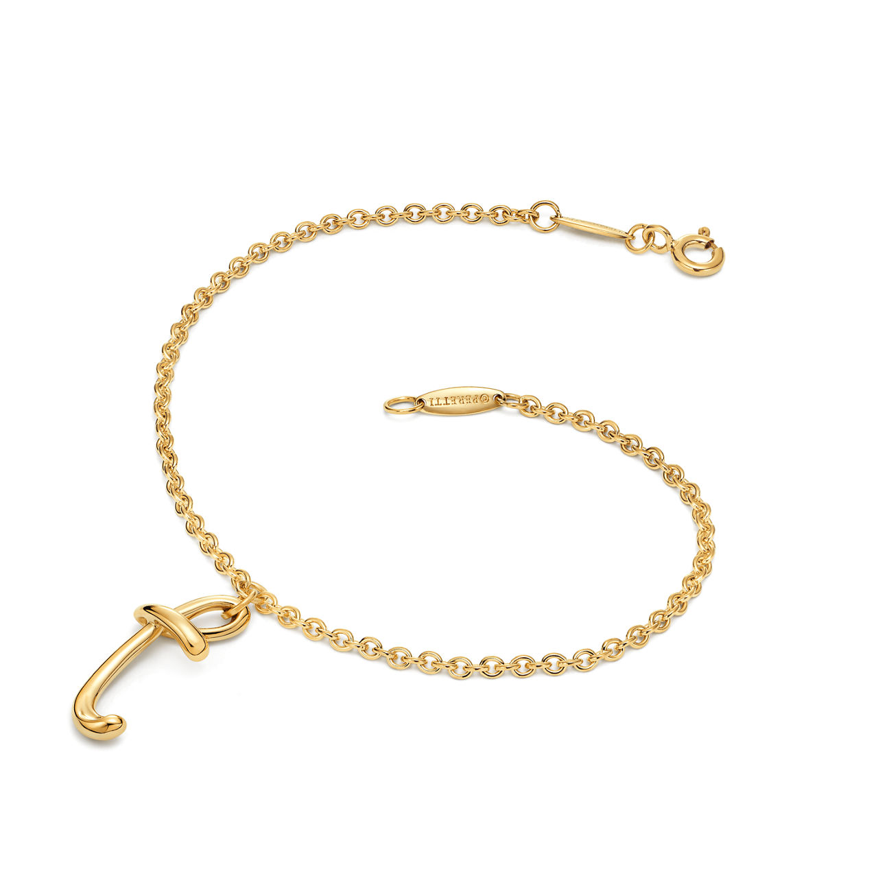 Collezione Elsa Peretti®:Bracciale Alphabet mini in oro giallo numero immagine 2