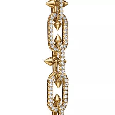 Tiffany Titan by Pharrell Williams:Necklace in Yellow Gold with Pav&eacute; Diamonds, 6