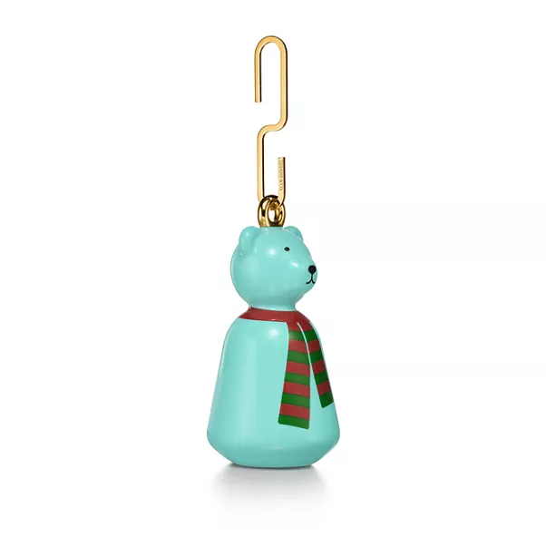 Polar Bear Ornament in Bone China