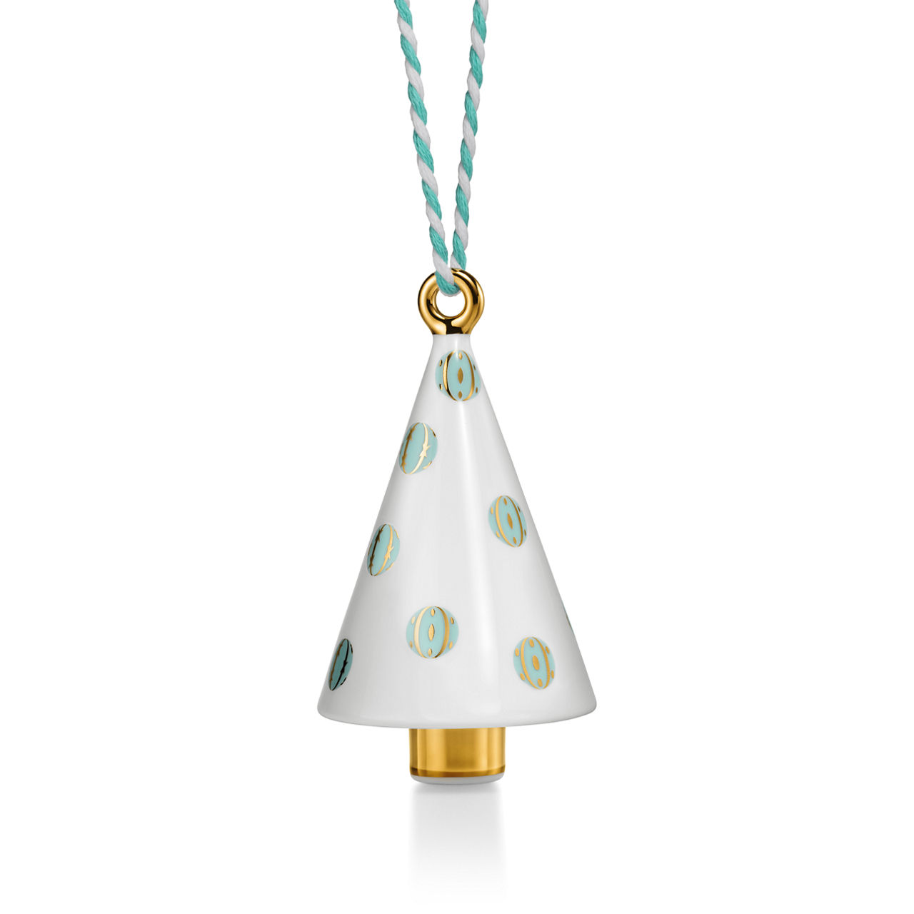 Collezione Tiffany Home Essentials:Decorazione albero di Natale in porcellana fine multicolore numero immagine 3
