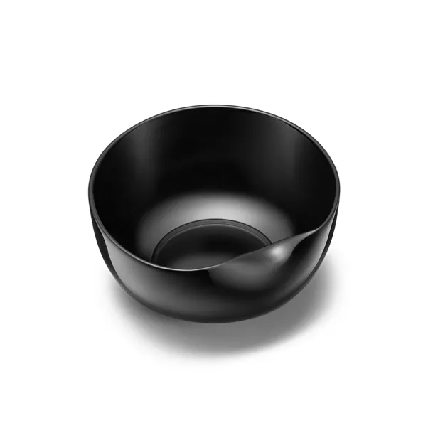 Thumbprint Bowl in Black Bone China