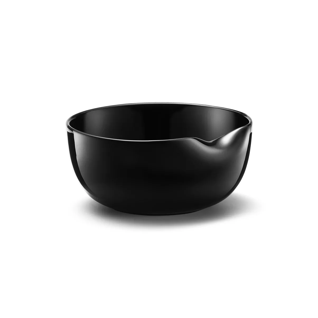 Thumbprint Bowl in Black Bone China