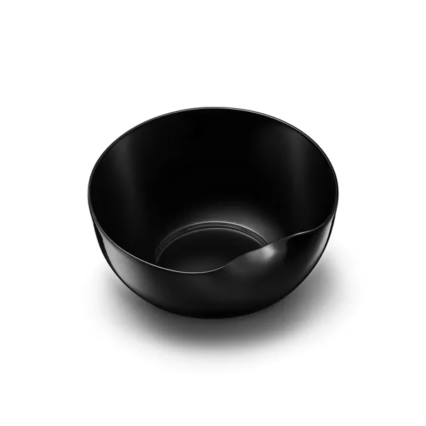 Thumbprint Bowl in Black Bone China