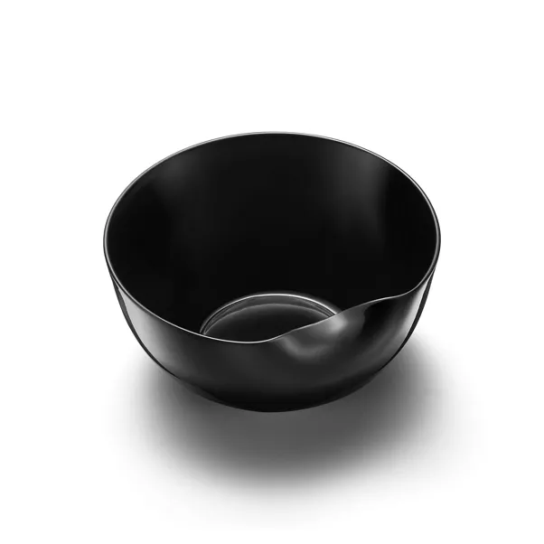 Thumbprint Bowl in Black Bone China