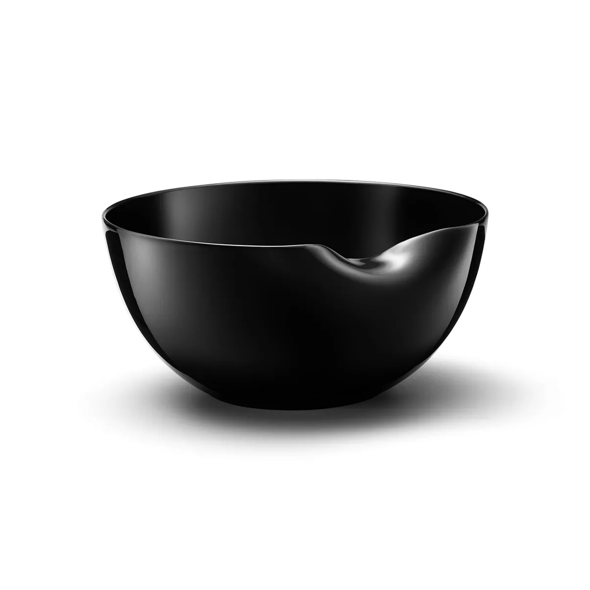 Thumbprint Bowl in Black Bone China