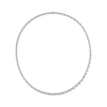 Tiffany HardWear:Micro Link Necklace in Platinum, 2