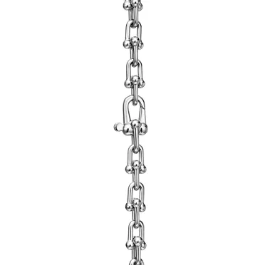 Tiffany HardWear:Micro Link Necklace in Platinum, 3