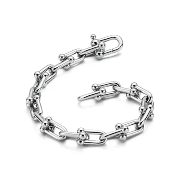 Tiffany HardWear:Medium Link Bracelet in Platinum, 3