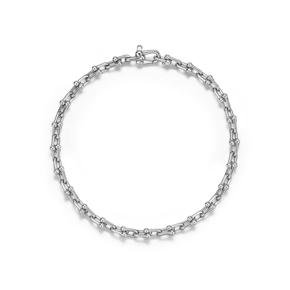 Micro Link Bracelet in Platinum