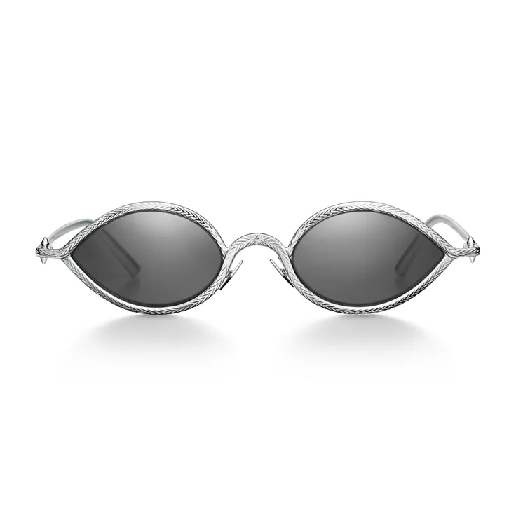 Tiffany Titan by Pharrell Williams:Sonnenbrille in Gelbgold mit Kristallgl&auml;sern, 1