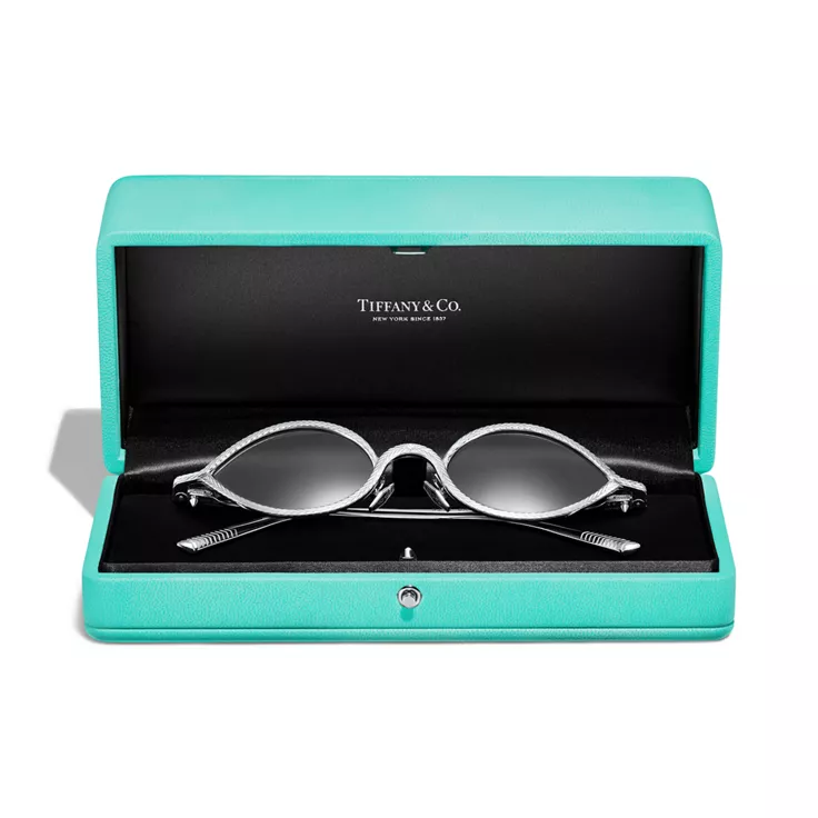 Tiffany Titan by Pharrell Williams:Sonnenbrille in Gelbgold mit Kristallgl&auml;sern, 2
