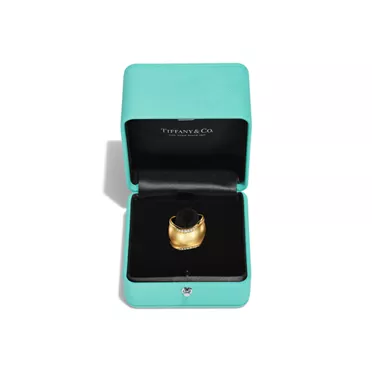 Elsa Peretti®:Bone Ring in Gelbgold mit Diamanten, 7