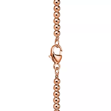 Return to Tiffany®:Mini Heart Tag Bead Bracelet in Rose Gold, 3