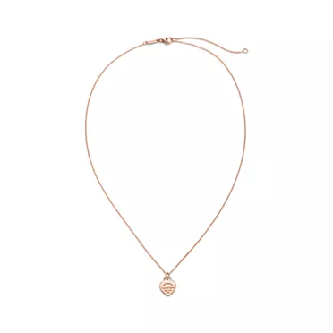 Return to Tiffany®:Mini Heart Tag Pendant in Rose Gold with a Diamond, 3