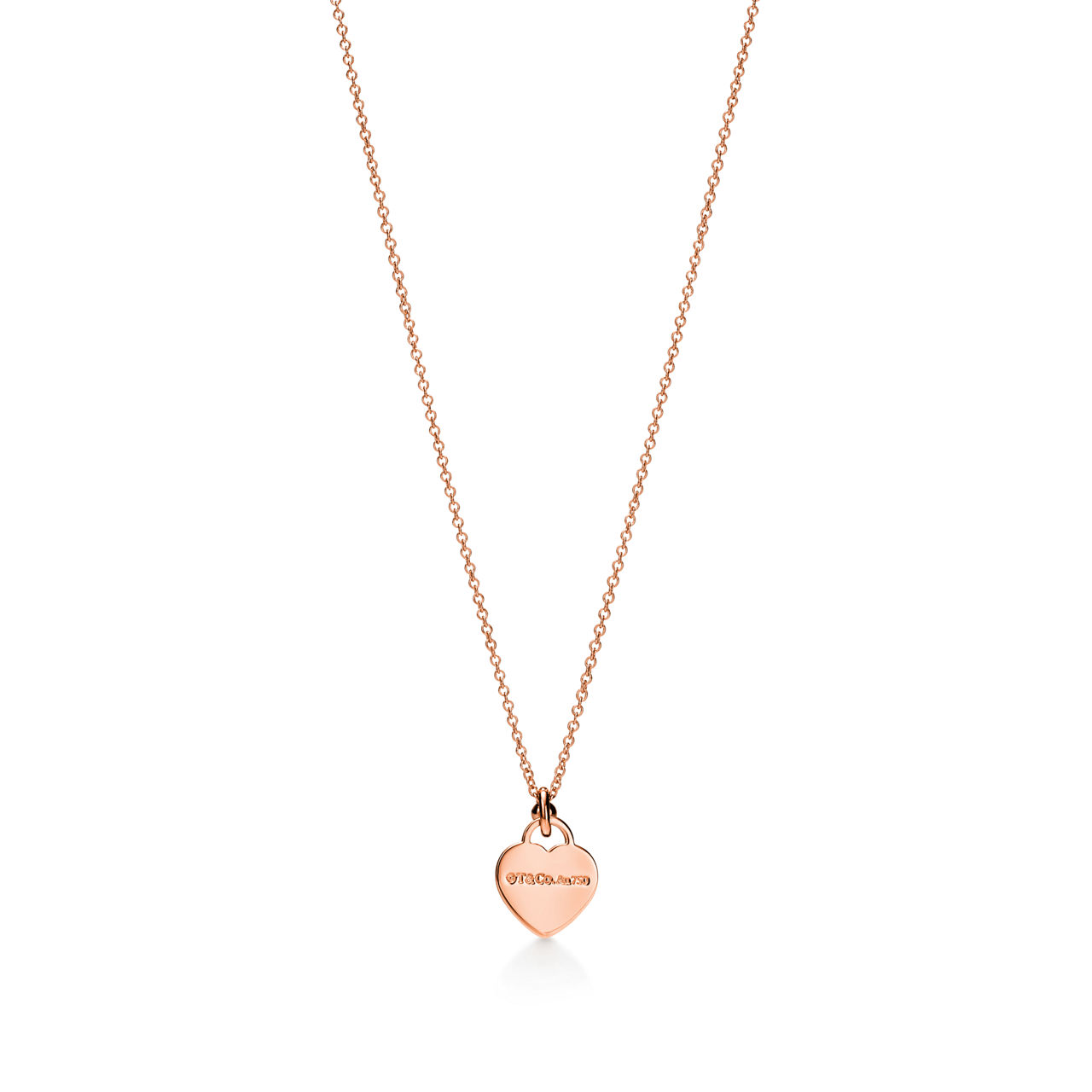 Petit♡Tiffany Return to Tiffany®:Mini Double Heart Tag Pendant | Tiffany & Co. US