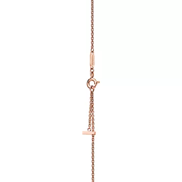 Tiffany T:Smile Medium Bracelet in Rose Gold with White Mother-of-pearl, 3
