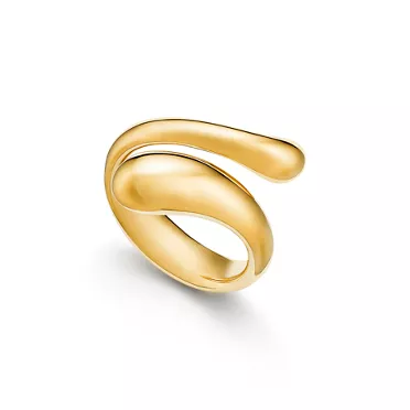 Elsa Peretti&reg;:Teardrop Ring in Yellow Gold, 3