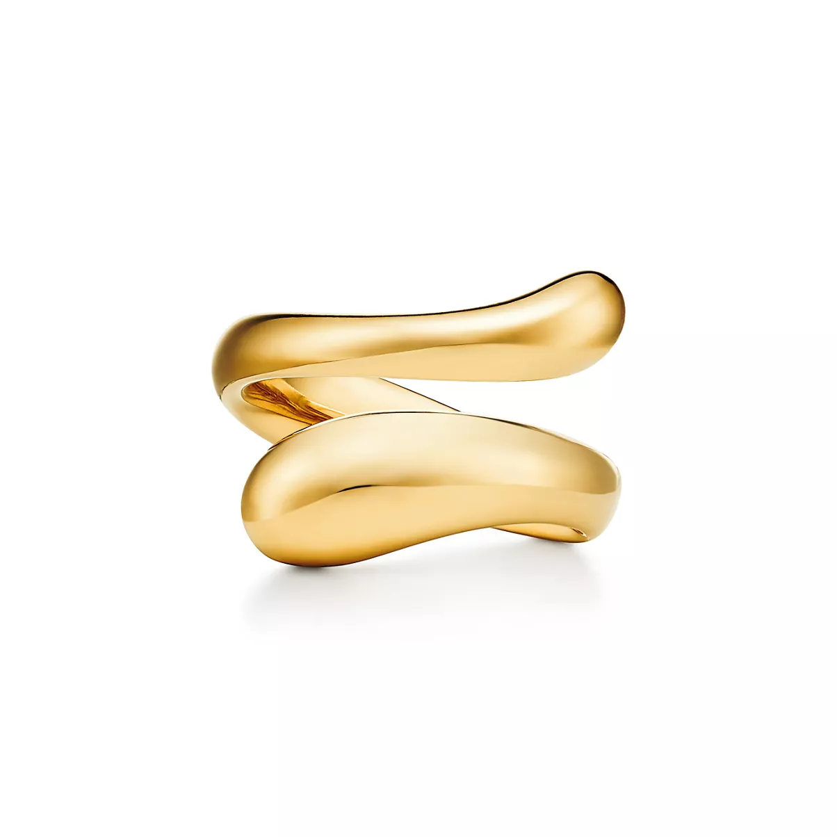 Teardrop Ring in Yellow Gold