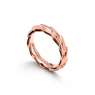 Bird on a Rock by Tiffany:Schmaler Ring mit Fl&uuml;geln in Ros&eacute;gold, 3