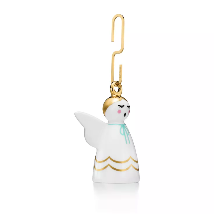 Tiffany Home Essentials Angel Ornament in Bone China, 1