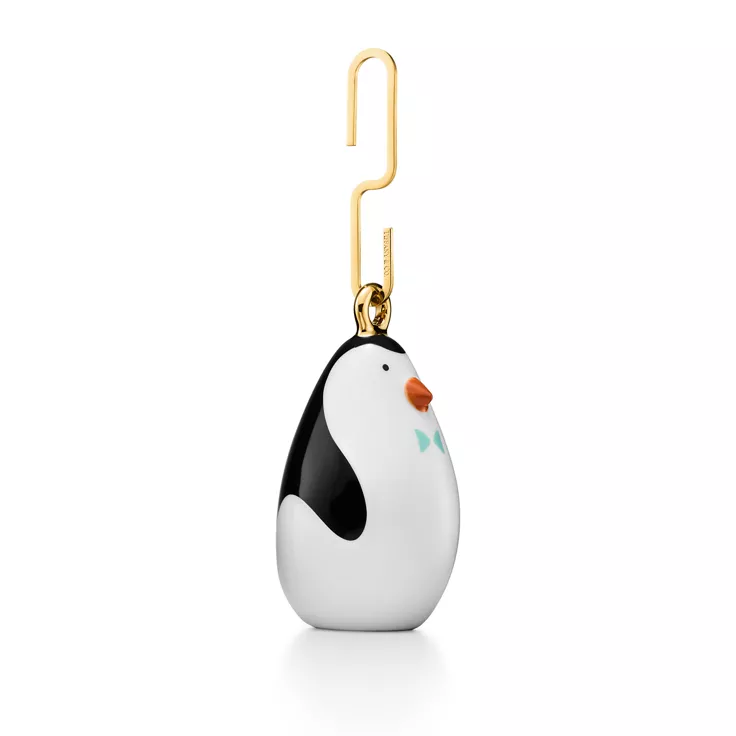 Tiffany Home Essentials Penguin Ornament in Bone China, 1