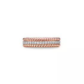 18k Rose Gold and Platinum