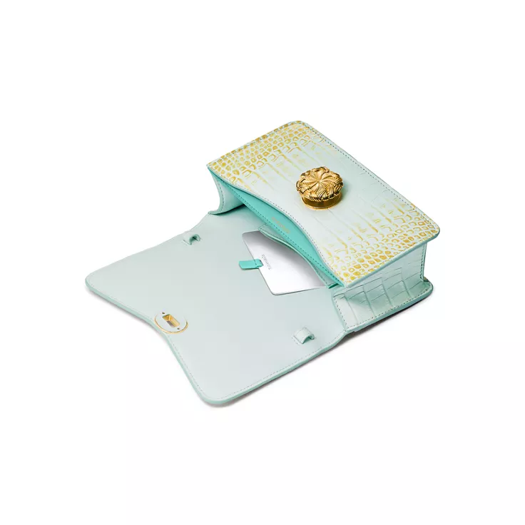 Jean Schlumberger by Tiffany:Bolso Ribbons mini de piel de caim&aacute;n con asa superior, 1