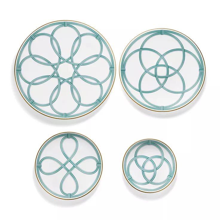 Tiffany Blue Link:Bread and Butter Plate in Bone China, 2
