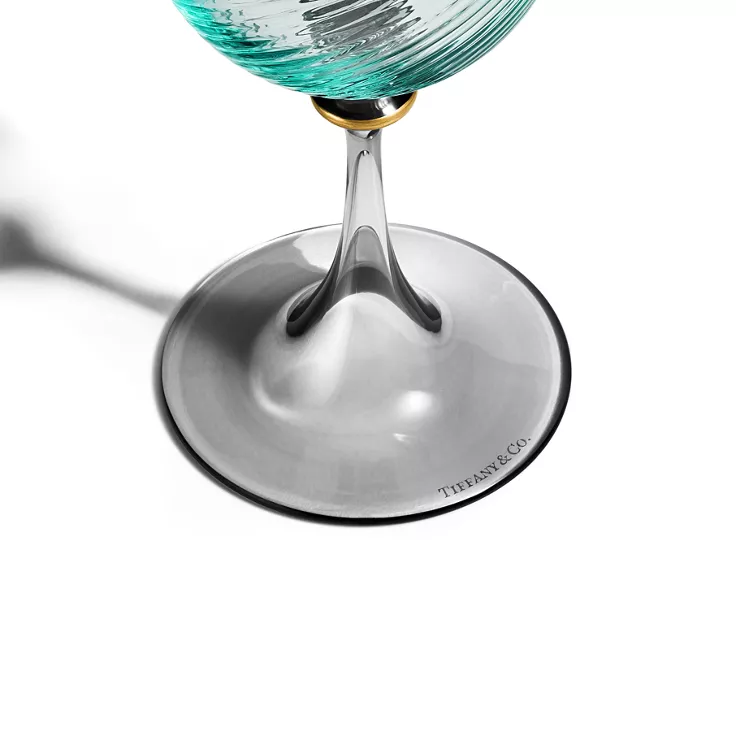 Tiffany Blue Link:White Wine Glass in Tiffany Blue&reg; Glass, 1
