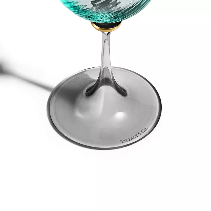 Tiffany Blue Link:Red Wine Glass in Tiffany Blue&reg; Glass, 1