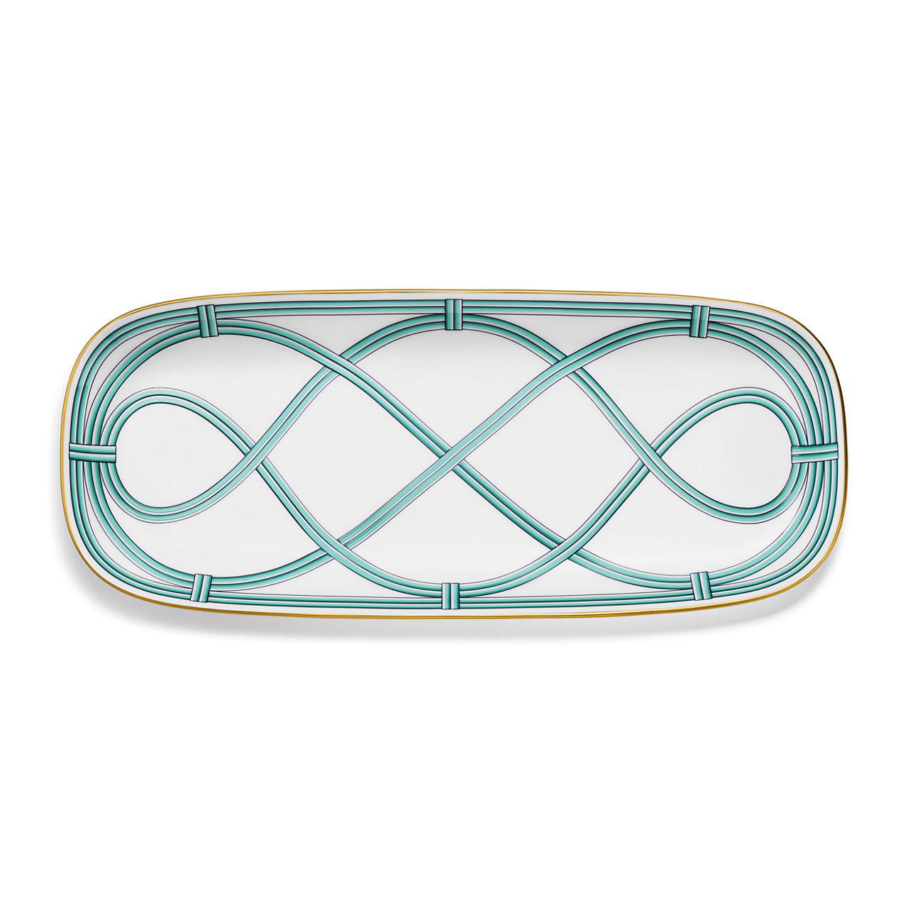 Tiffany Blue Link:Small Serving Platter in Bone China | Tiffany