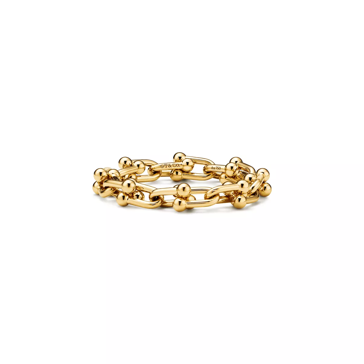 Micro Articulated Ring in Yellow Gold