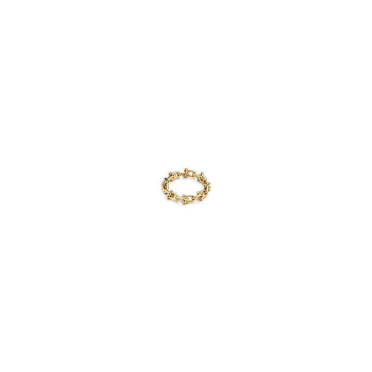 Tiffany HardWear:Micro Articulated Ring in Yellow Gold, 1