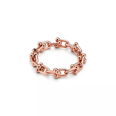Collezione HardWear by Tiffany:Anello a catena articolato micro in oro rosa, 3