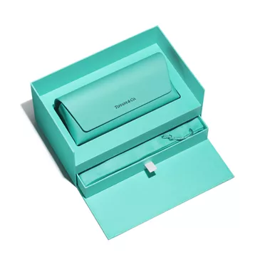 Tiffany HardWear:Gafas de sol de acetato carey con cristales de color Tiffany Blue&reg;, 2