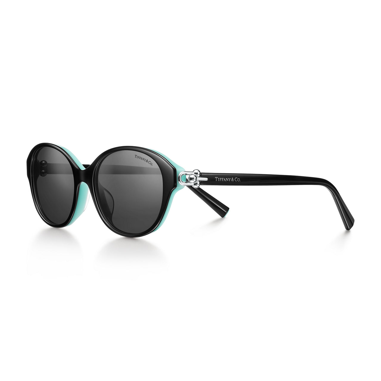 Tiffany HardWear:Sunglasses in Tortoise Acetate with Brown Lenses